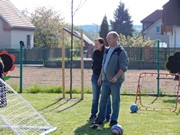 Čarodějnické odpoledne s rodiči na školní zahradě